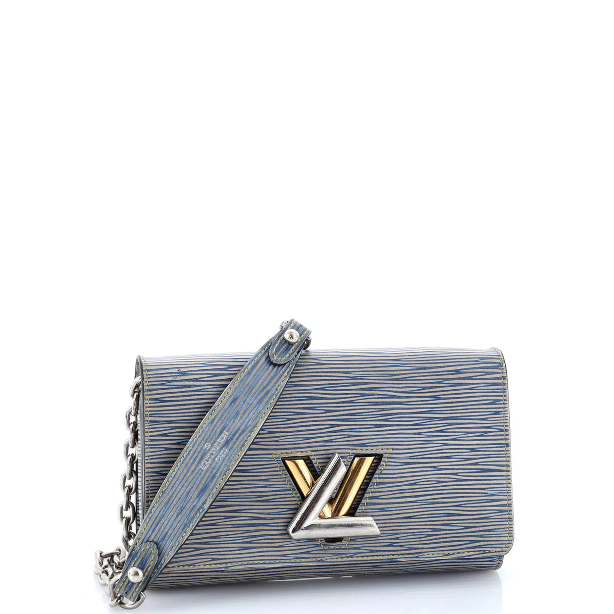 Twist Chain Wallet Epi Leather - Deep Luxury