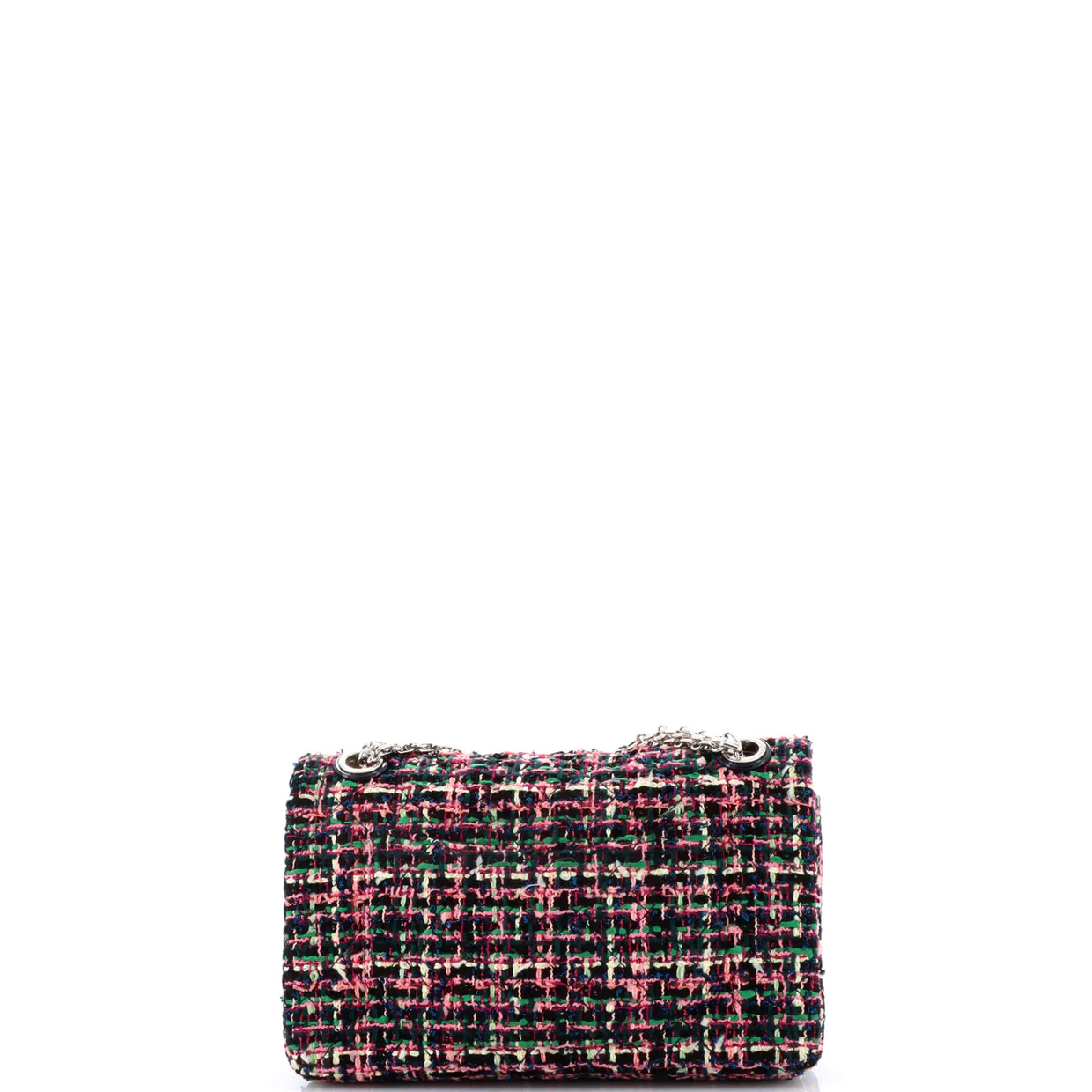Reissue 2.55 Flap Bag Quilted Tweed with Resin Detail 225 - Deep Luxury