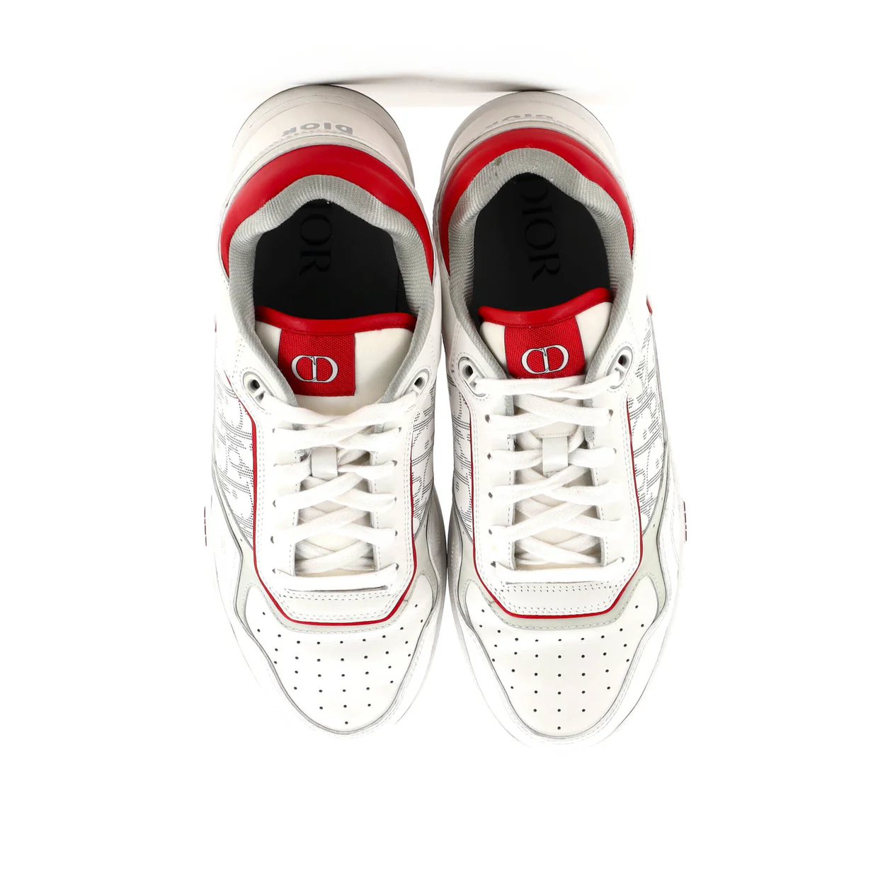 Men's B27 Low-Top Sneakers Leather with Oblique Galaxy Leather - Deep Luxury