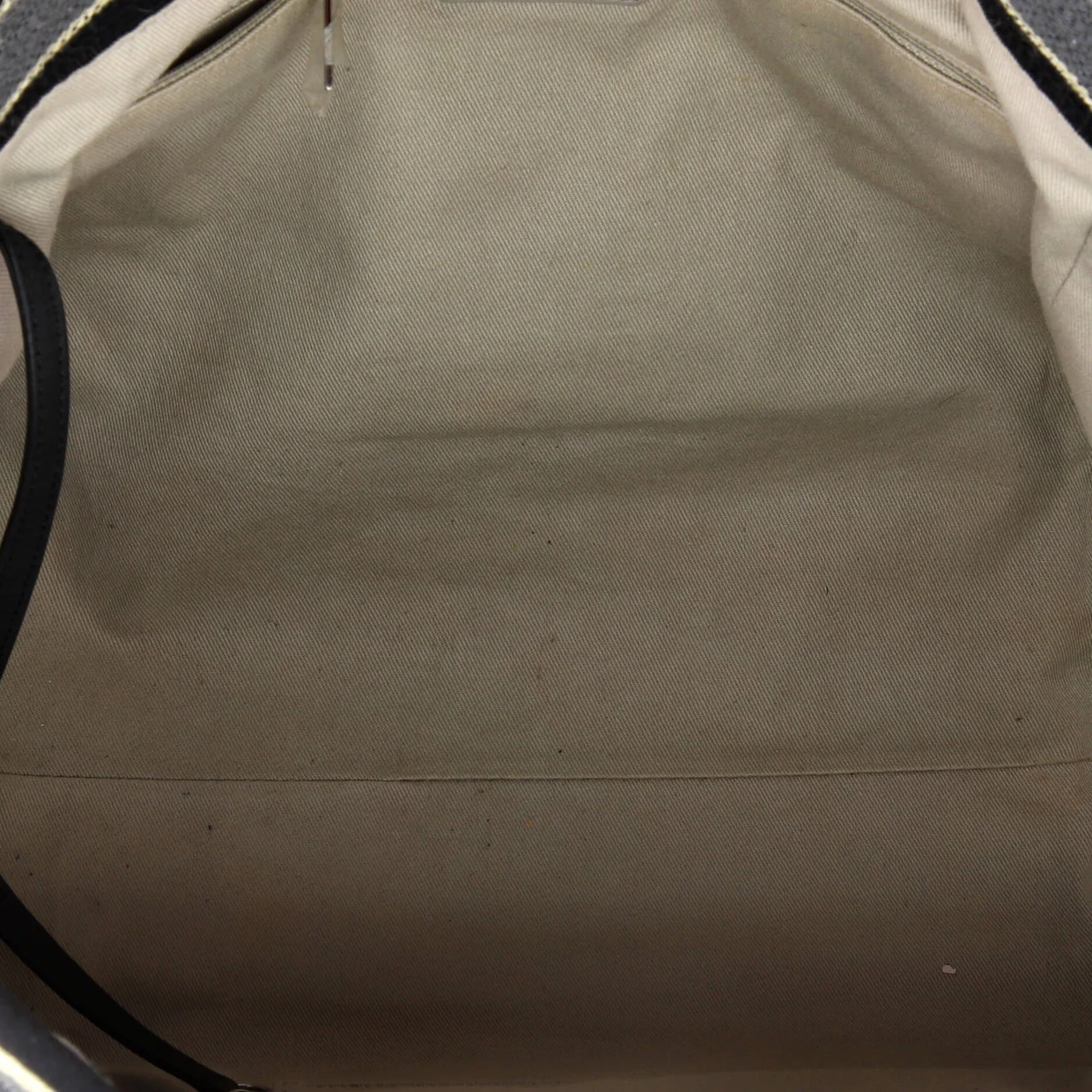 Deauville Tote Stripe Canvas Medium - Deep Luxury