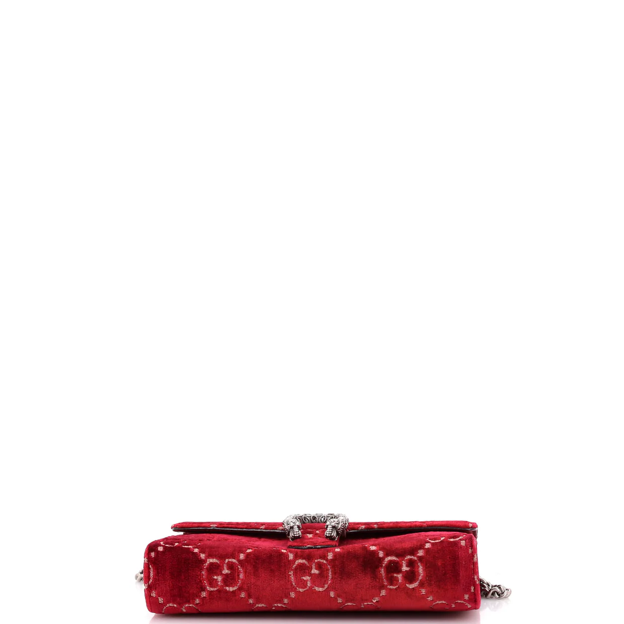 Dionysus Chain Wallet GG Velvet Small - Deep Luxury