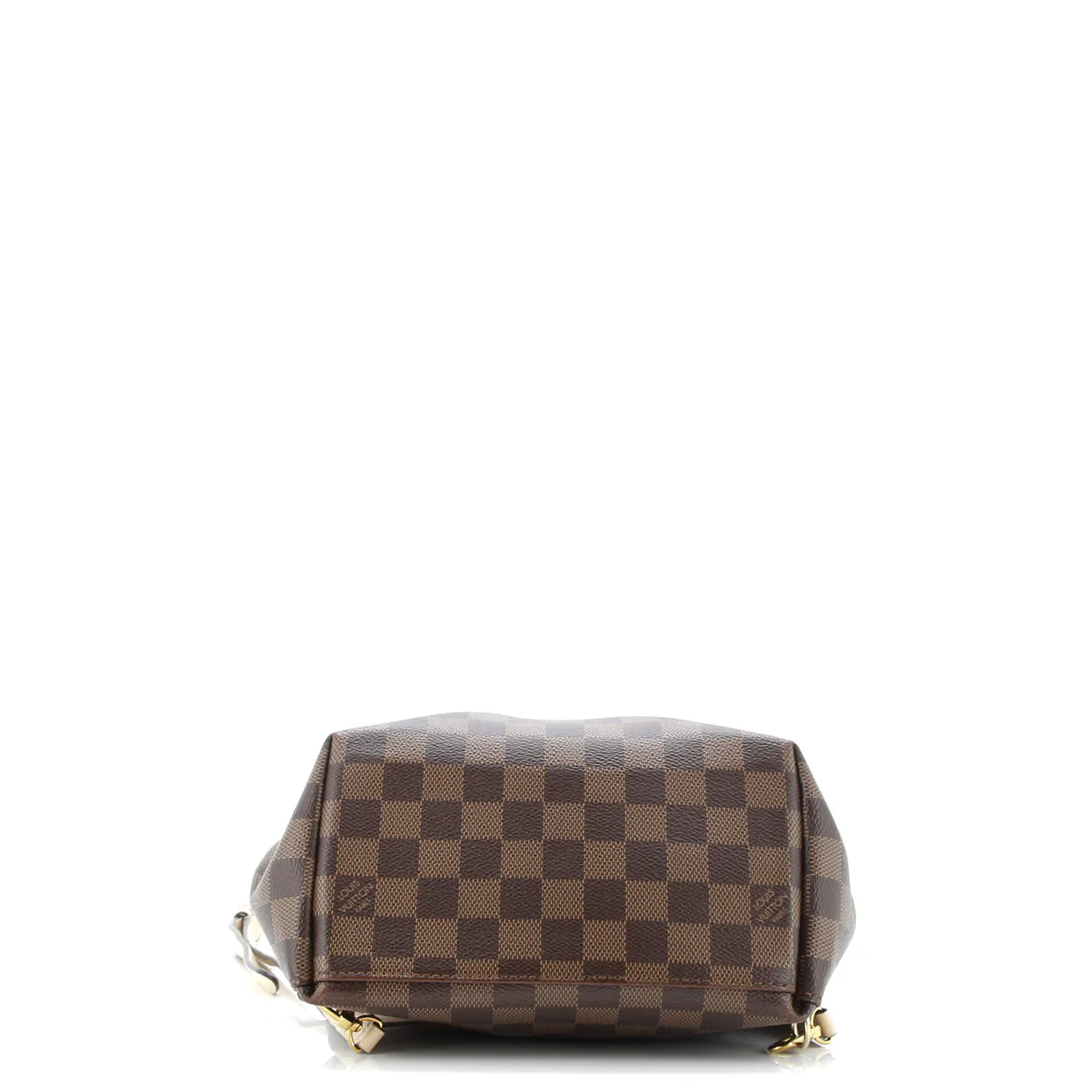 Clapton Backpack Damier and Leather - Deep Luxury