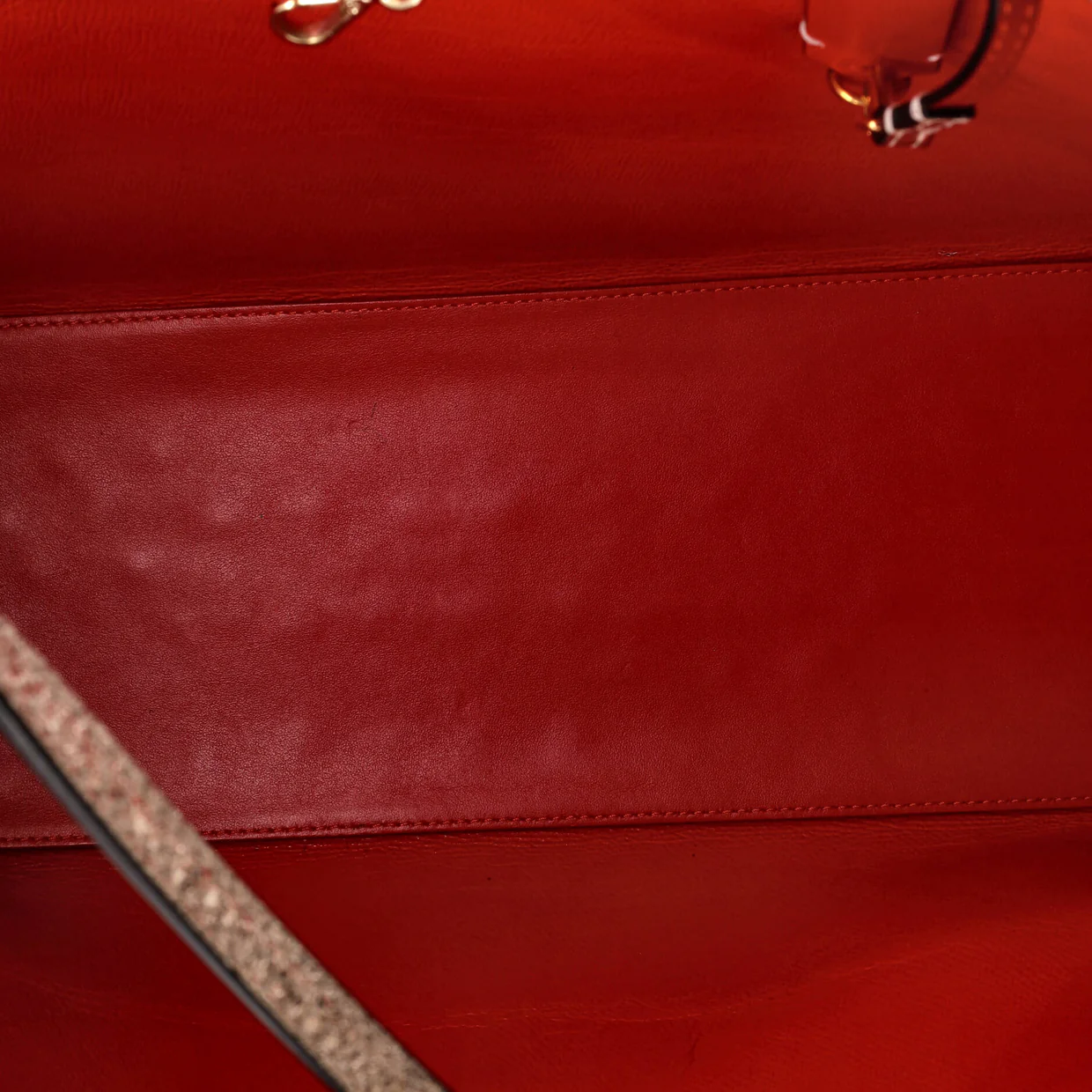 Cabata East West Tote Leather Large - Deep Luxury