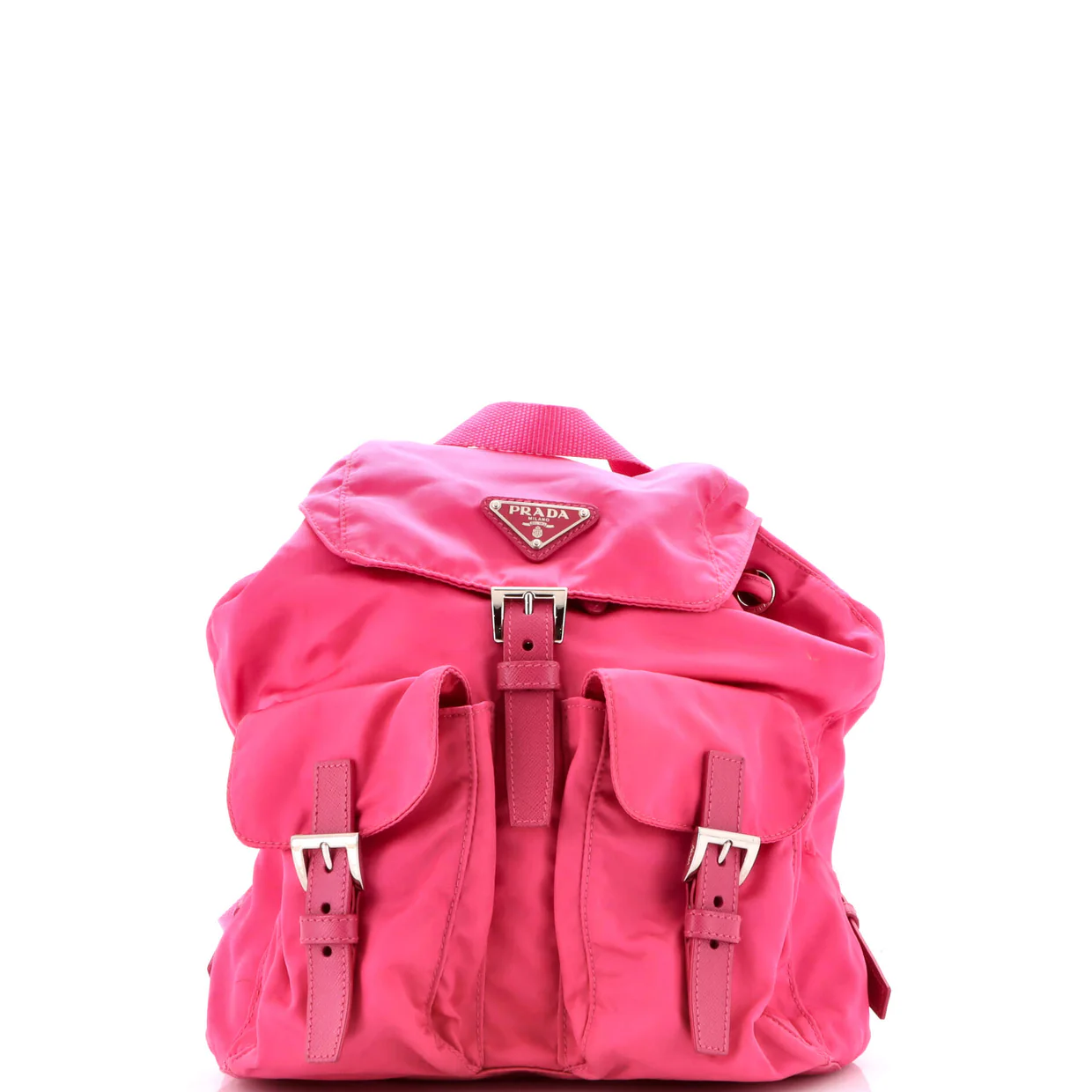 Double Front Pocket Backpack Tessuto Small - Deep Luxury