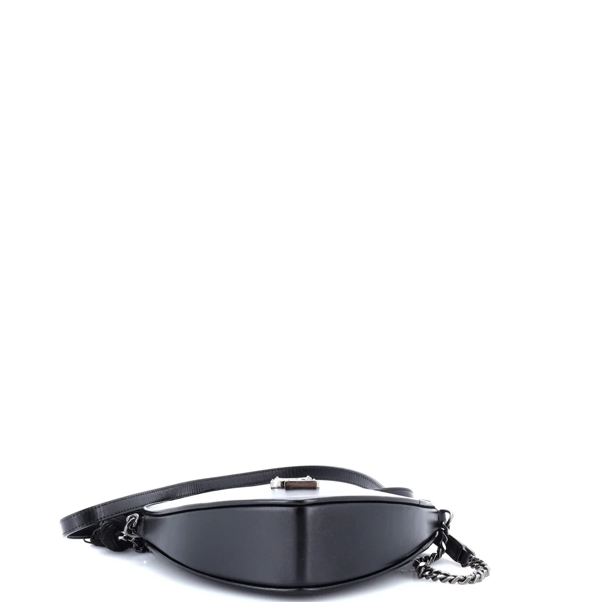 Love Heart Tassel Chain Bag Leather Small - Deep Luxury