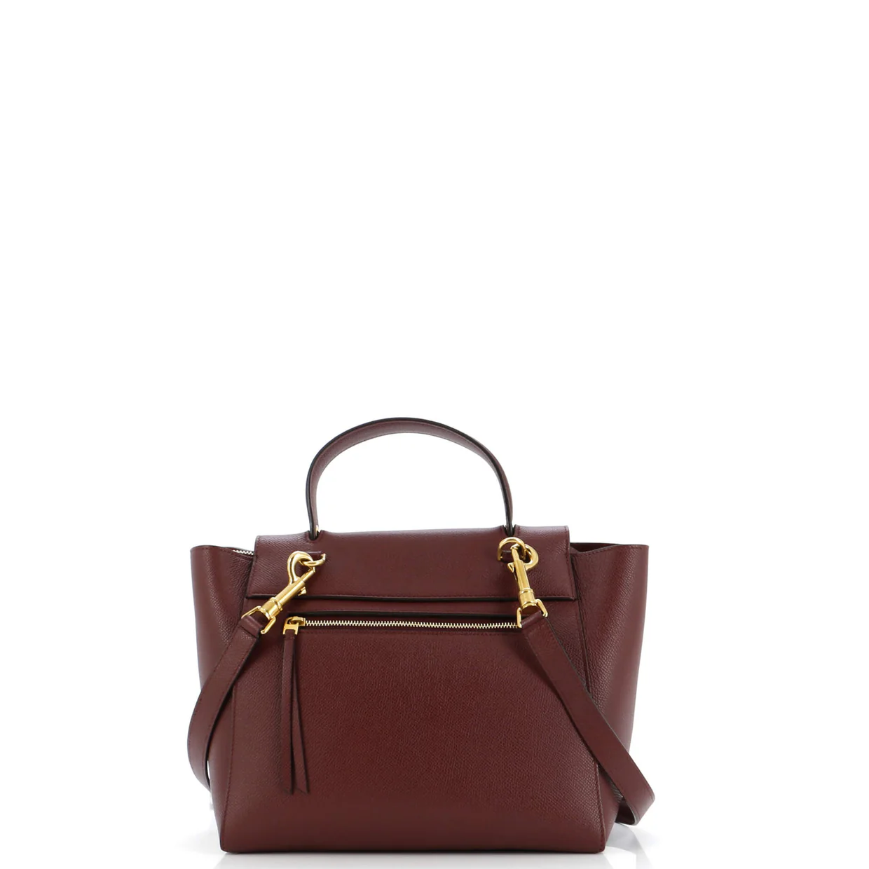 Belt Bag Textured Leather Micro - Deep Luxury