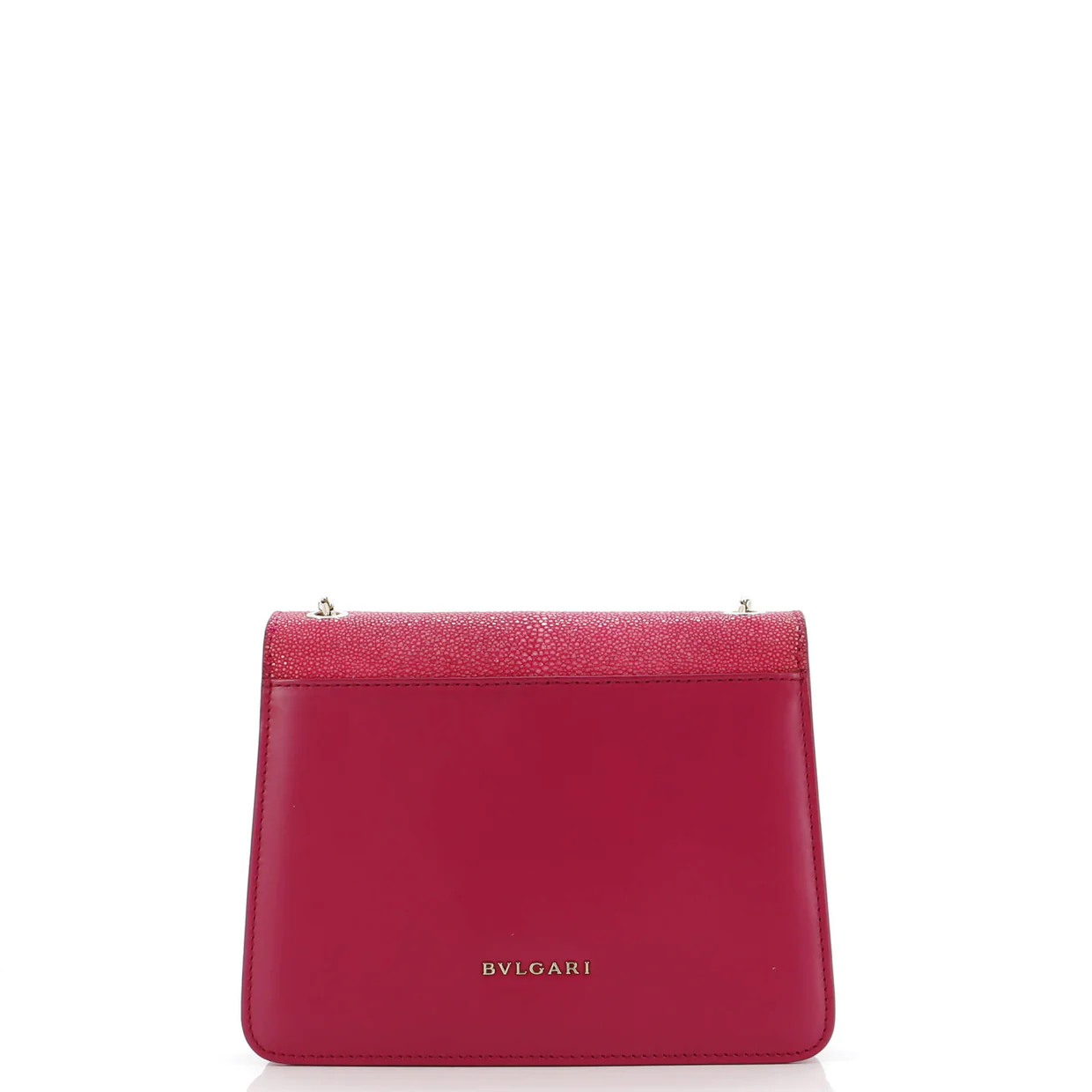Serpenti Forever Square Shoulder Bag Leather and Stingray Small - Deep Luxury