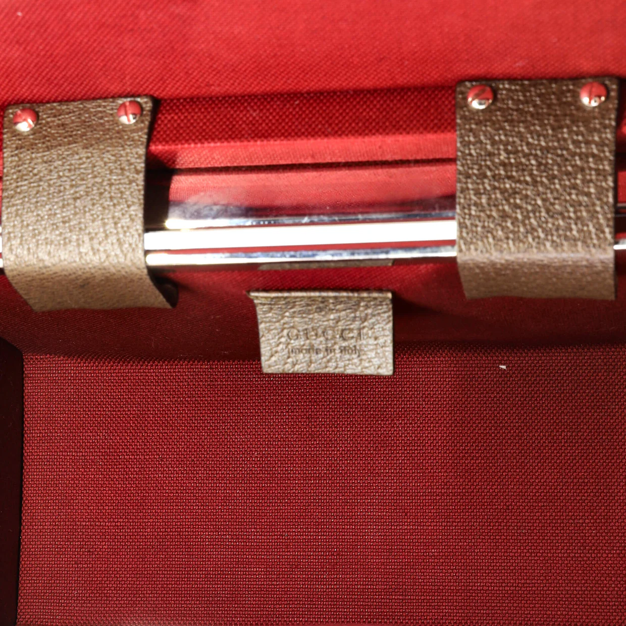 Bamboo Globe-Trotter Vanity Case GG Coated Canvas - Deep Luxury