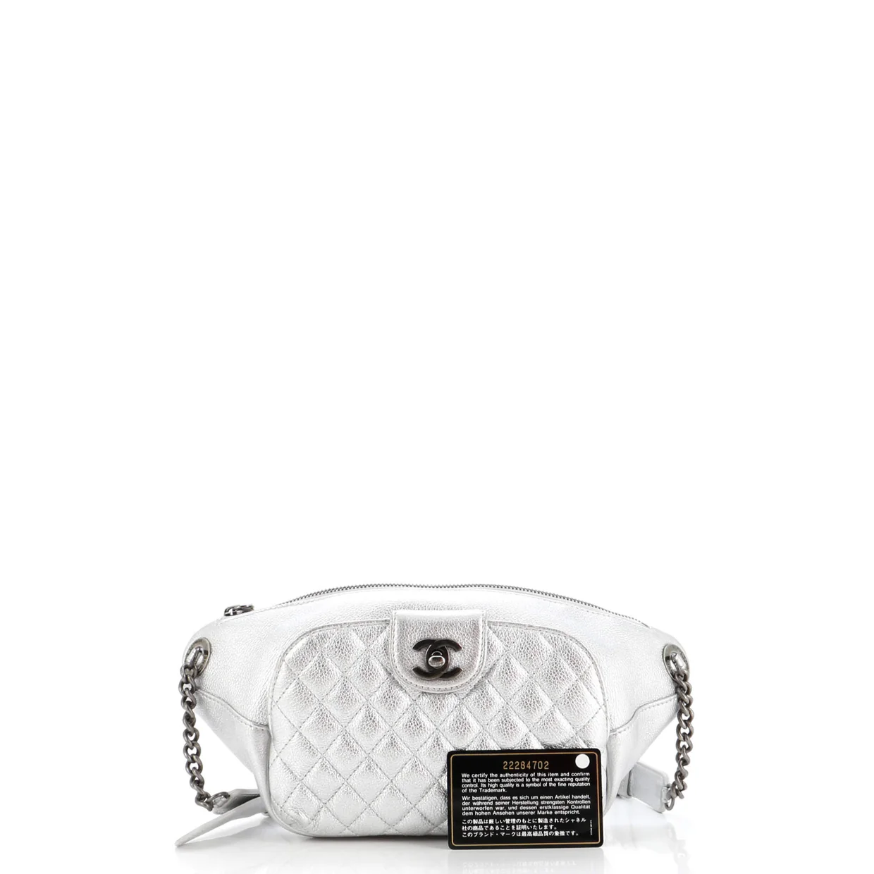 Casual Rock Waist Bag Quilted Calfskin - Deep Luxury