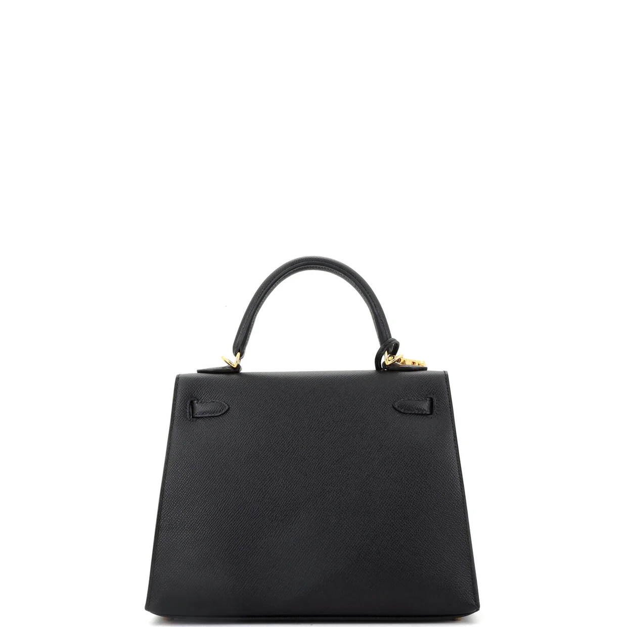 Kelly Handbag Noir Epsom with Gold Hardware 25 - Deep Luxury