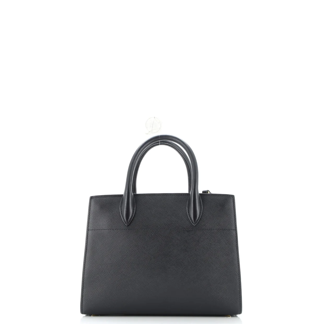 Bibliotheque Tote Saffiano with City Calf Small - Deep Luxury