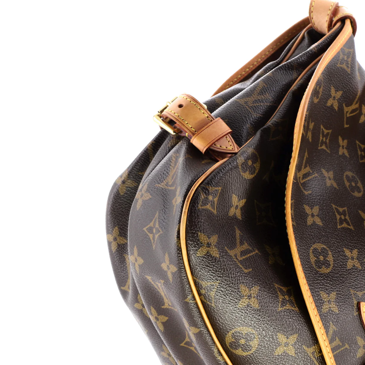Saumur Handbag Monogram Canvas 35 - Deep Luxury