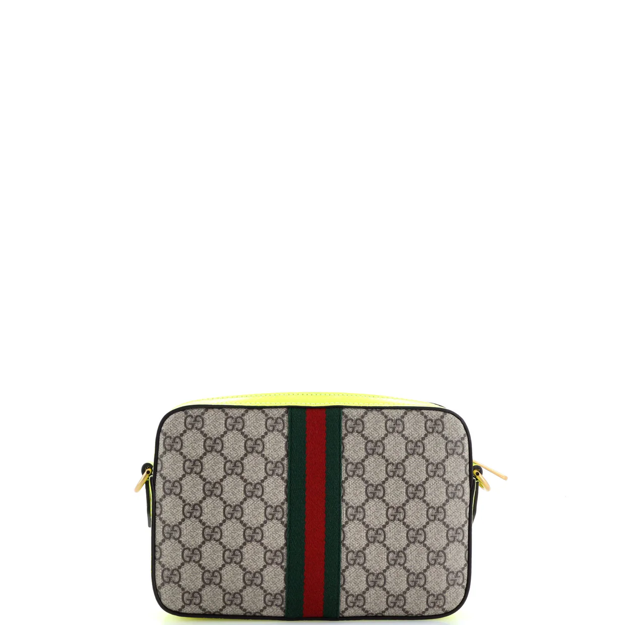 Ophidia Convertible Camera Bag GG Coated Canvas with Leather Small - Deep Luxury