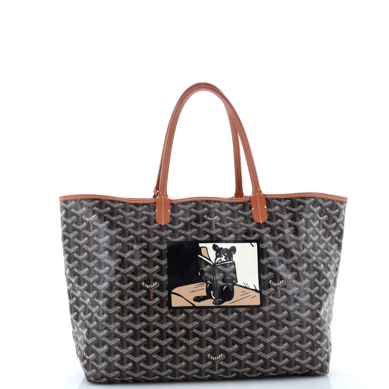 Saint Louis Tote Printed Coated Canvas PM - Deep Luxury