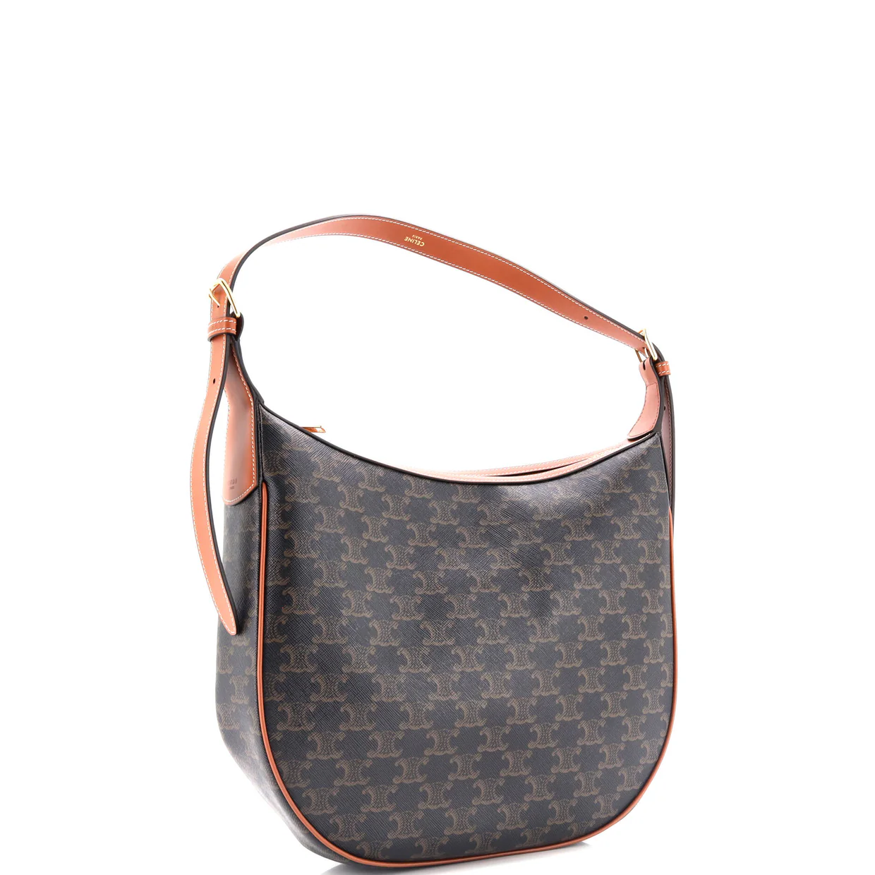 Heloise Bag Triomphe Coated Canvas Medium - Deep Luxury