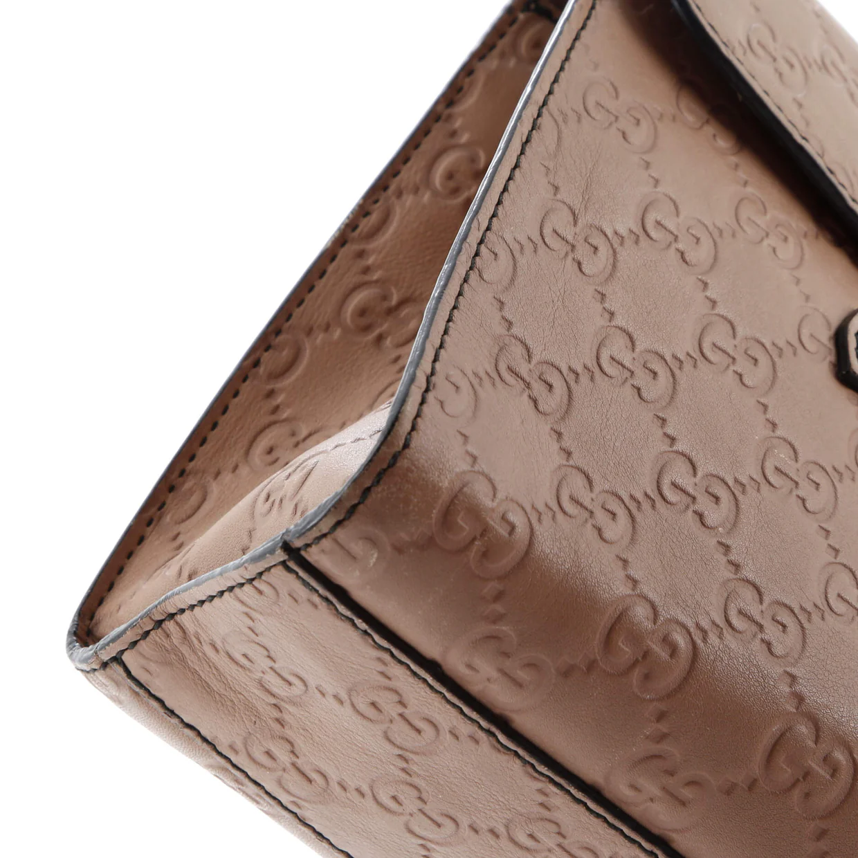 Emily Chain Flap Bag Guccissima Leather Medium - Deep Luxury