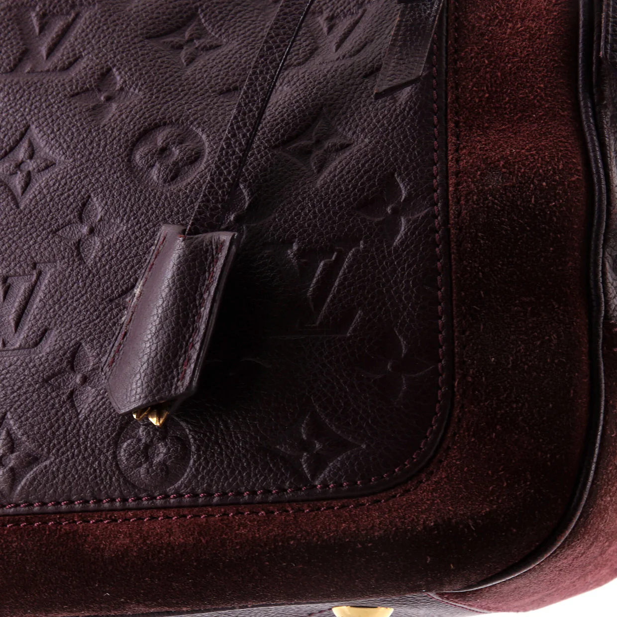 Audacieuse Handbag Monogram Empreinte Leather MM - Deep Luxury