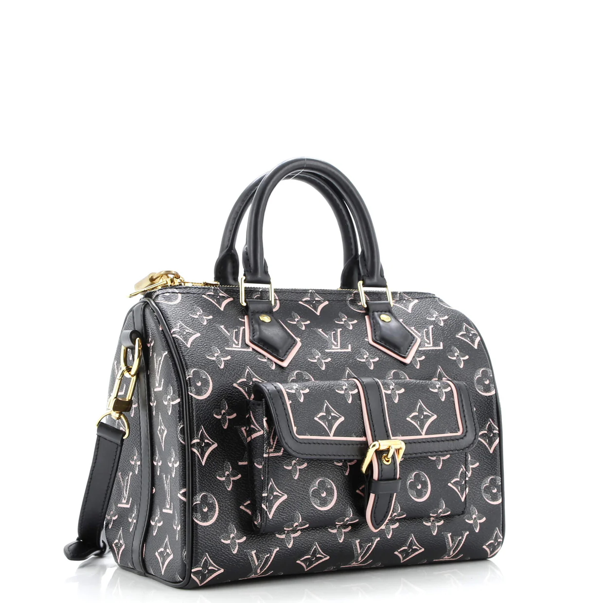 Speedy Bandouliere Bag Fall for You Monogram Canvas 25 - Deep Luxury