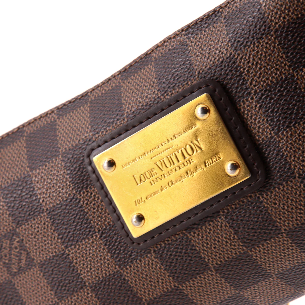 Eva Handbag Damier - Deep Luxury
