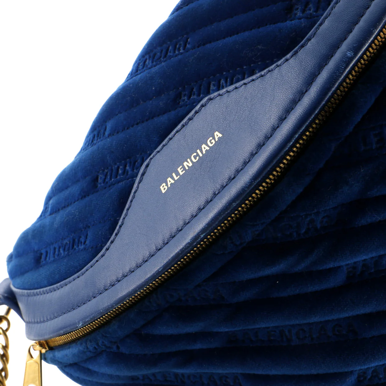 Souvenir Belt Bag Quilted Velvet XS - Deep Luxury