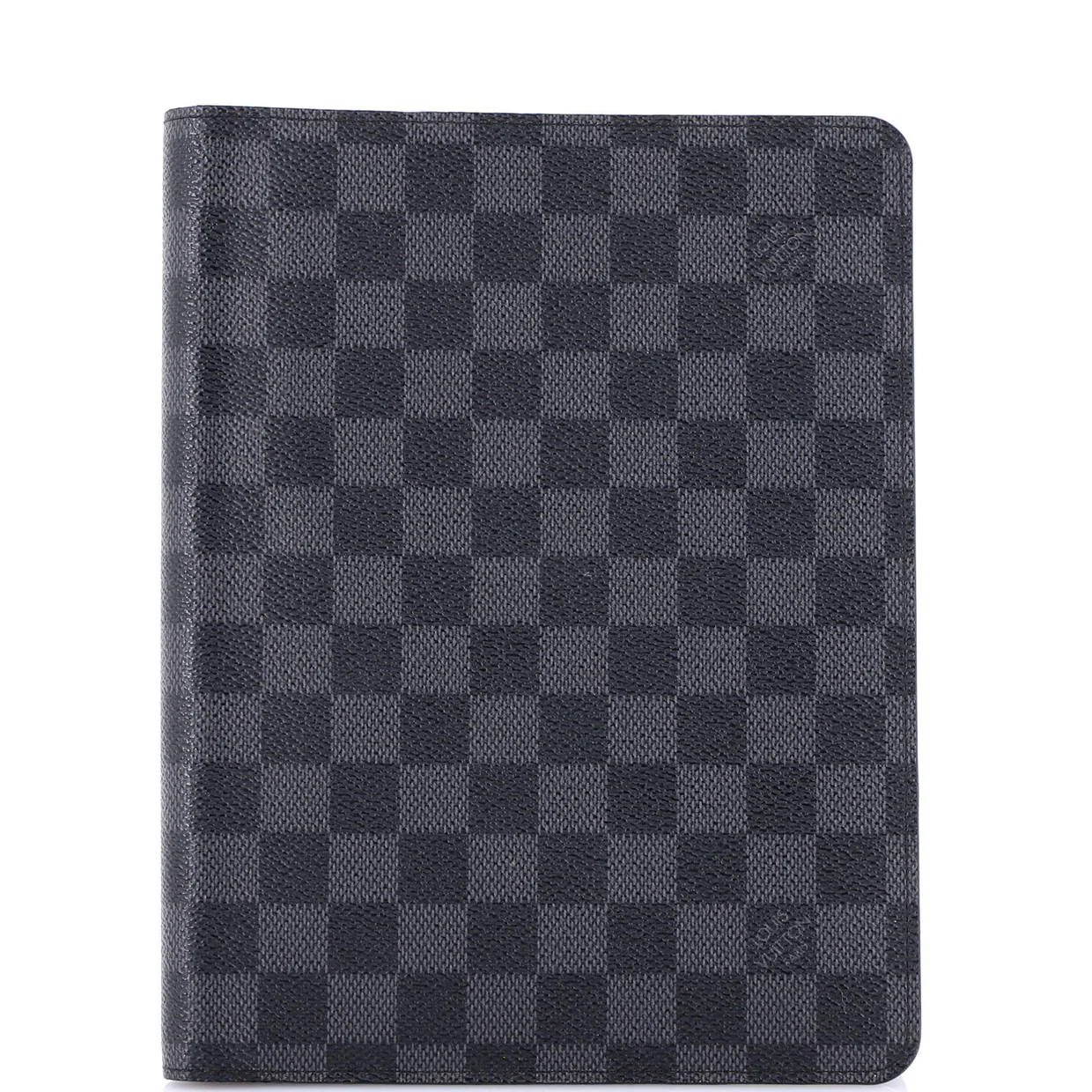 Desk Agenda Cover Damier - Deep Luxury