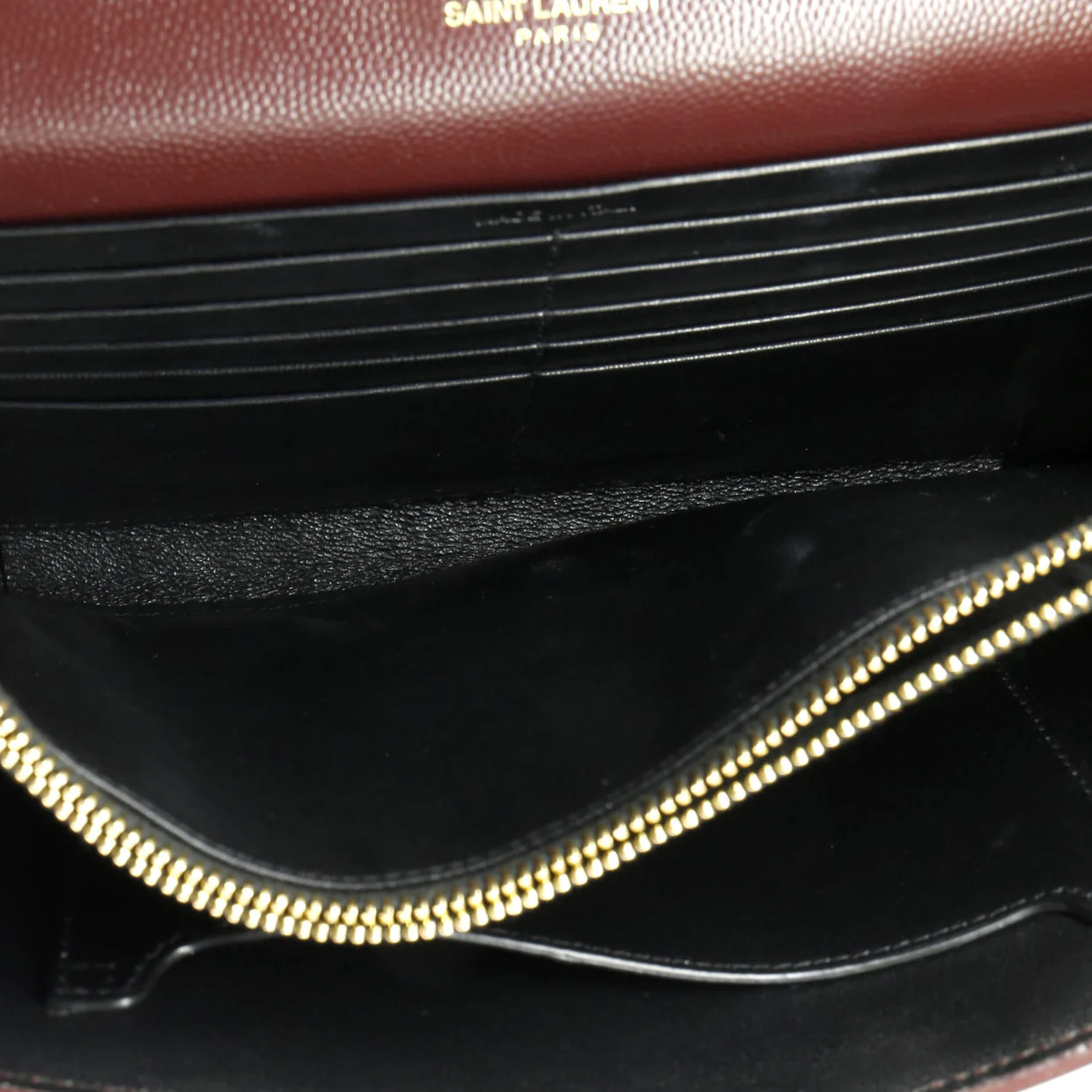 Cassandra Chain Wallet Leather - Deep Luxury