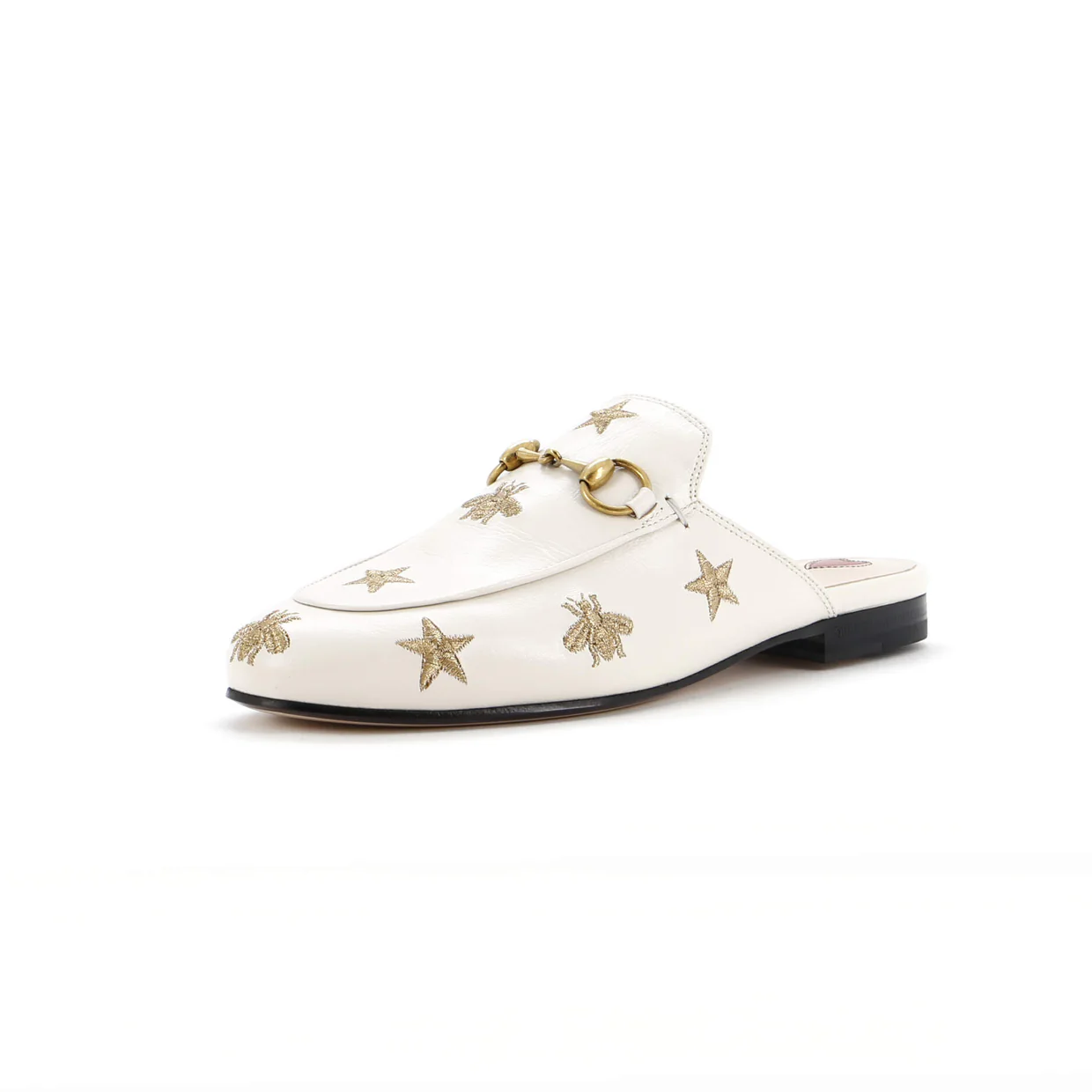 Women's Princetown Mules Embroidered Leather - Deep Luxury