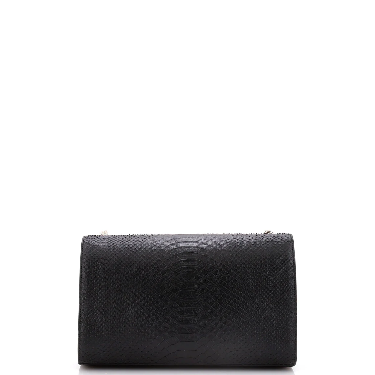 Classic Monogram Tassel Crossbody Bag Python Embossed Leather Medium - Deep Luxury