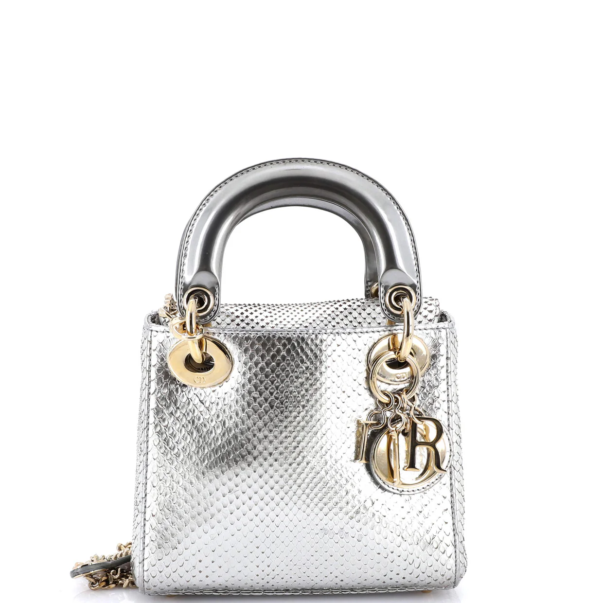 Lady Dior Chain Bag Python Mini - Deep Luxury
