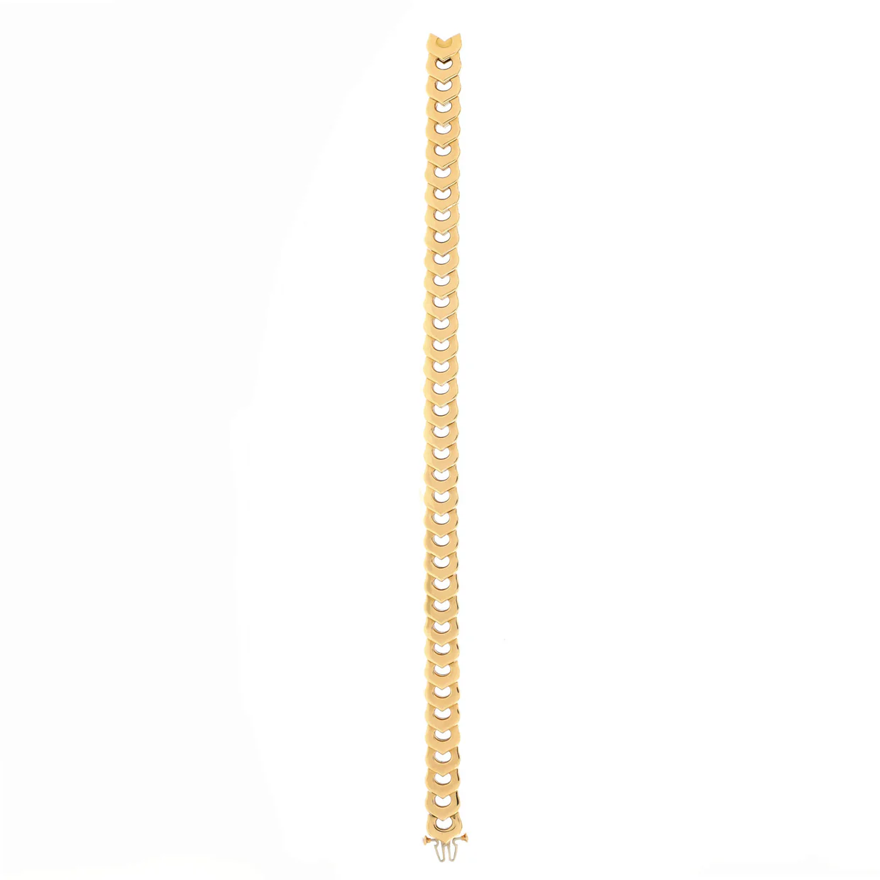 Vintage C de Cartier Link Bracelet 18K Yellow Gold - Deep Luxury