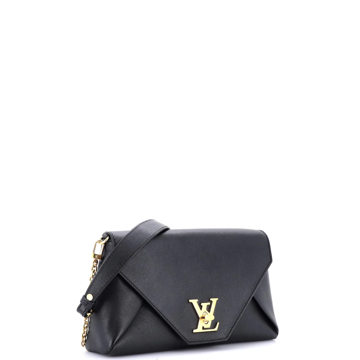 Love Note Chain Clutch Leather - Deep Luxury