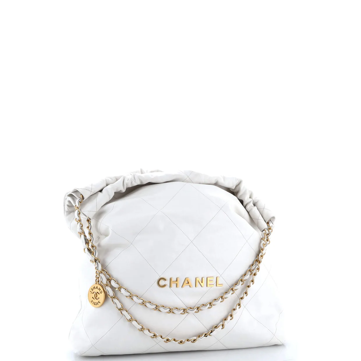 22 Chain Hobo Quilted Calfskin Large - Deep Luxury