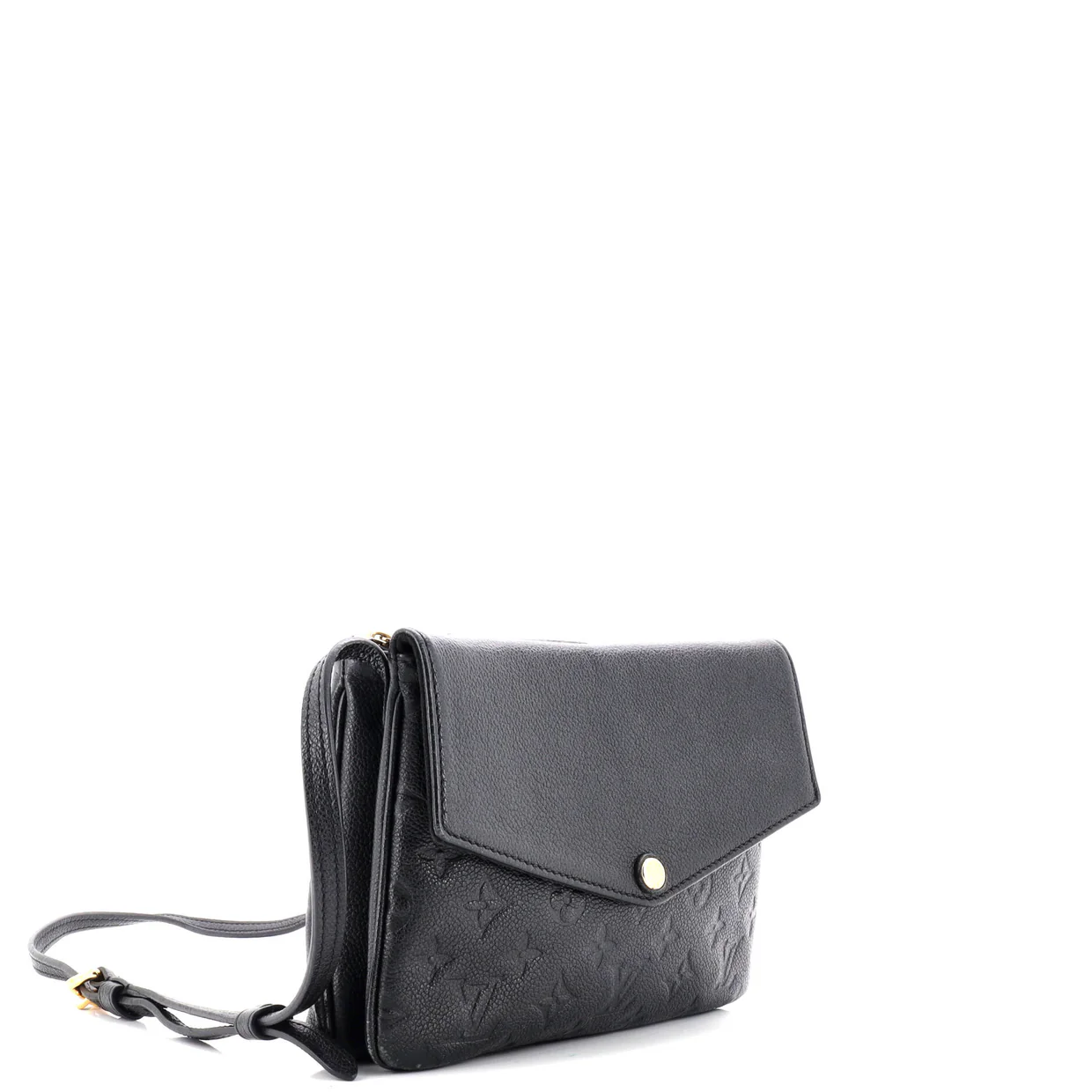 Twice Handbag Monogram Empreinte Leather - Deep Luxury
