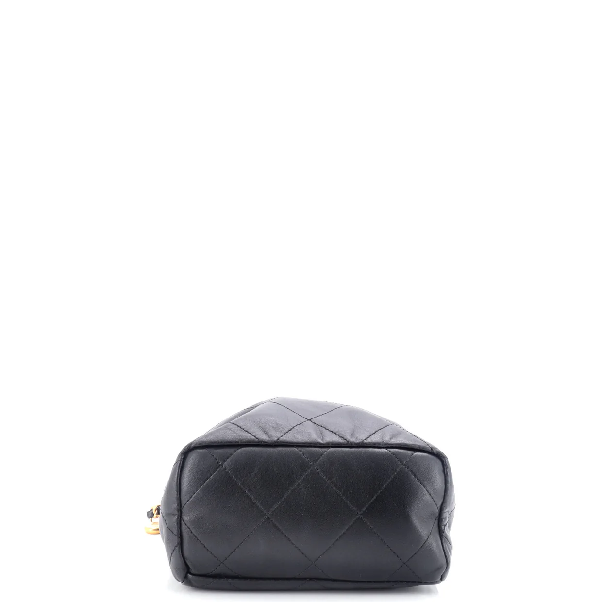 Resin Charms Chain Bucket Bag Quilted Lambskin Small - Deep Luxury