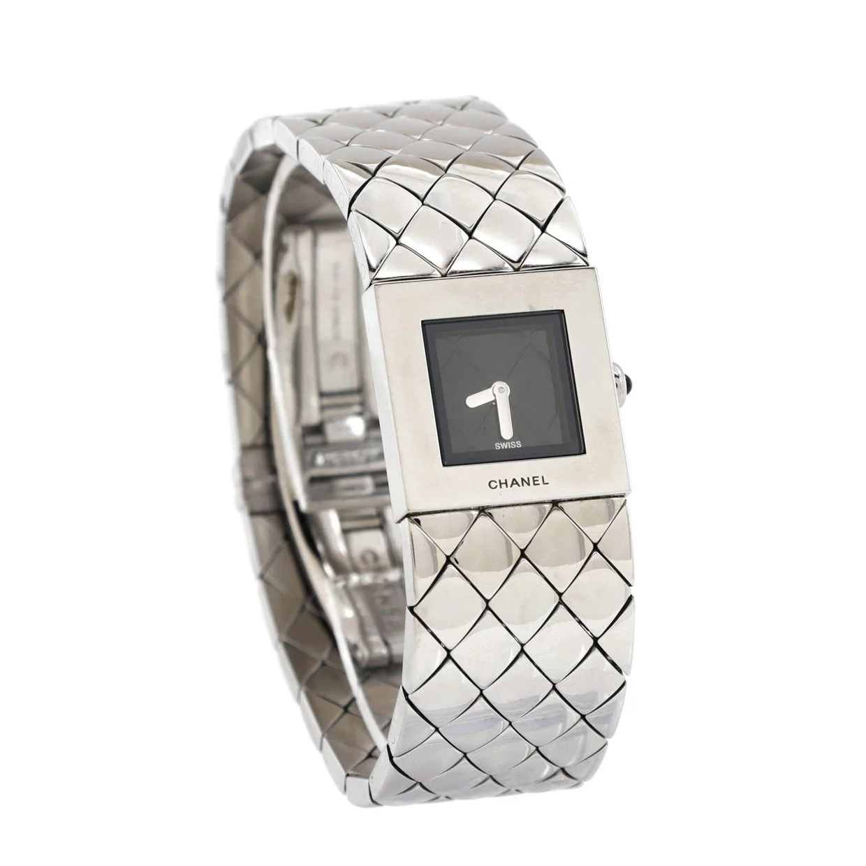 Matelasse Quartz Watch Stainless Steel 19 - Deep Luxury