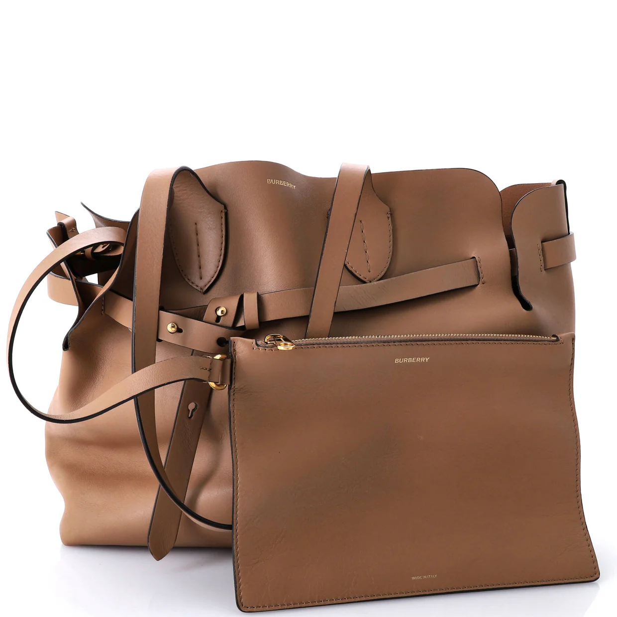 Belt Soft Tote Leather Medium - Deep Luxury