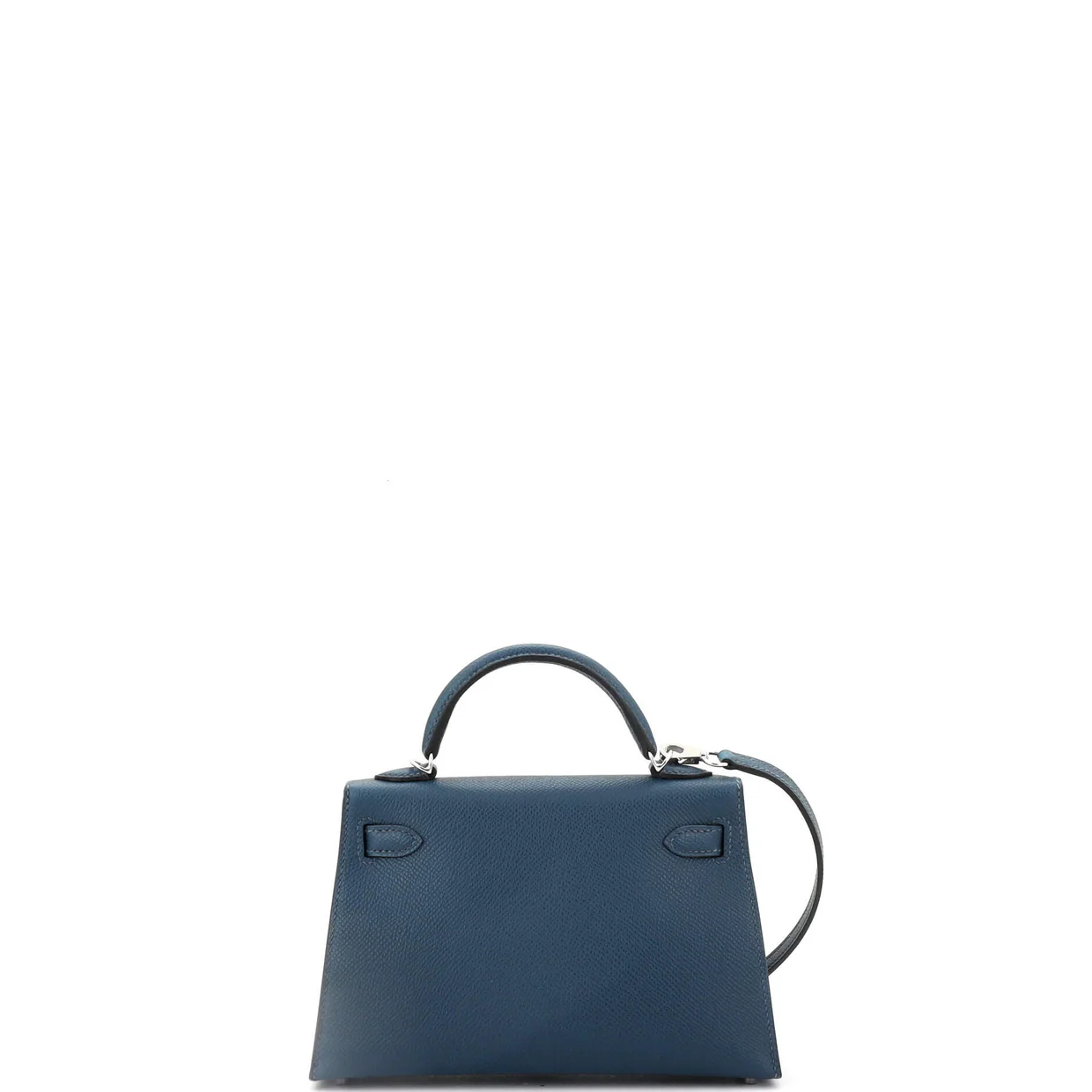 Kelly Mini II Bag Bleu De Prusse Epsom with Electrum Hardware 20 - Deep Luxury