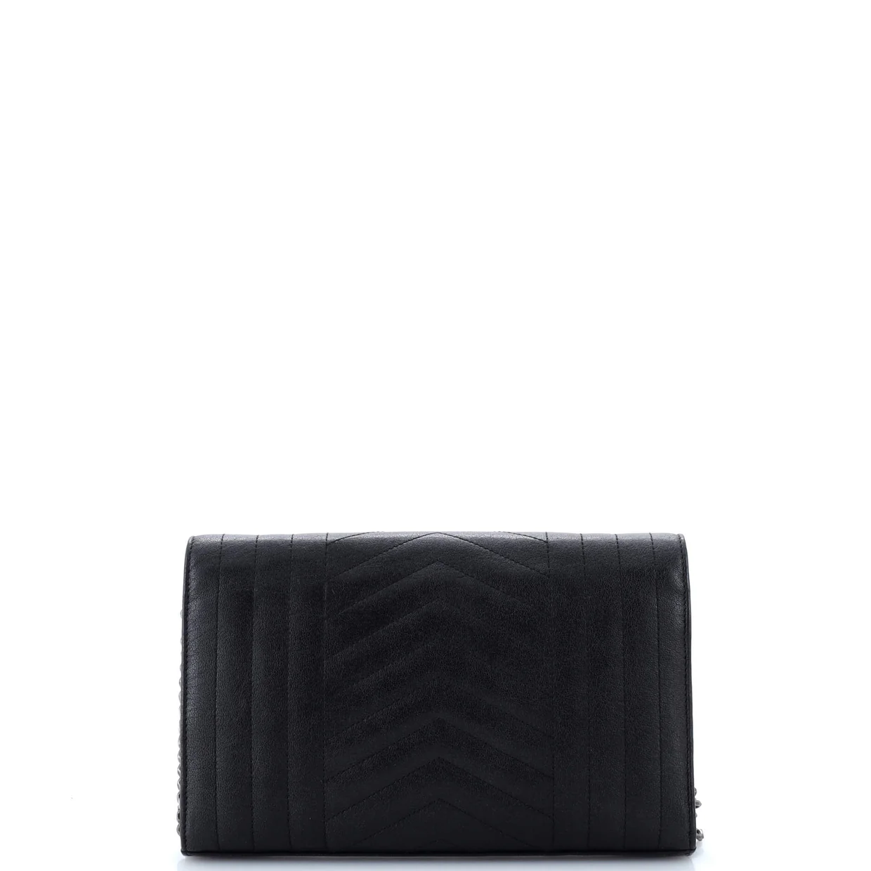 Classic Monogram Chain Wallet Mixed Matelasse Leather Medium - Deep Luxury