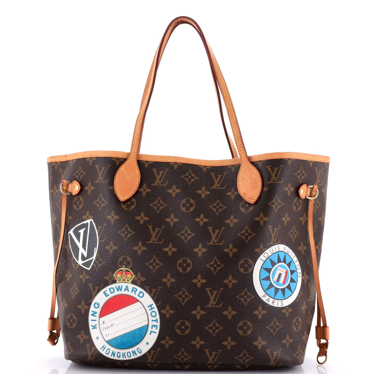 Neverfull NM Tote My World Tour Monogram Canvas MM - Deep Luxury