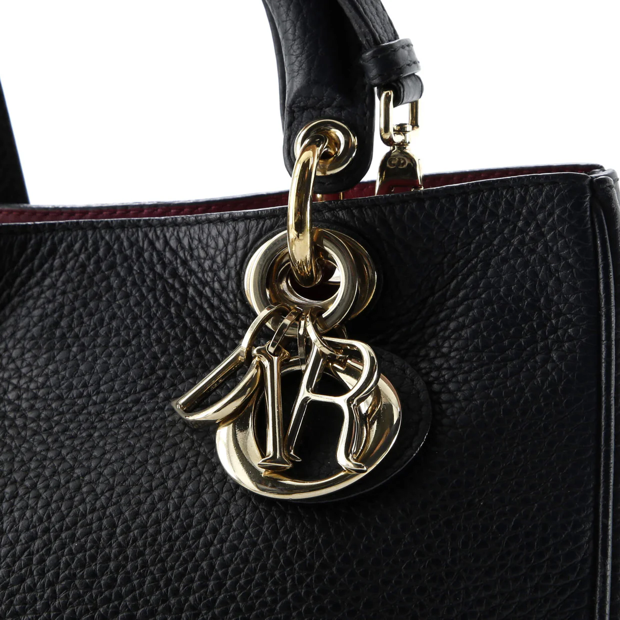 Diorissimo Tote Pebbled Leather Mini - Deep Luxury