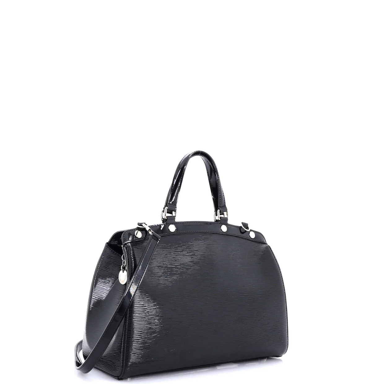Brea Handbag Electric Epi Leather MM - Deep Luxury