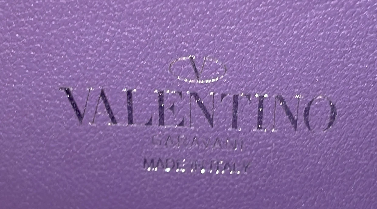 VLogo Loco Flap Shoulder Bag Embellished Leather Small - Deep Luxury