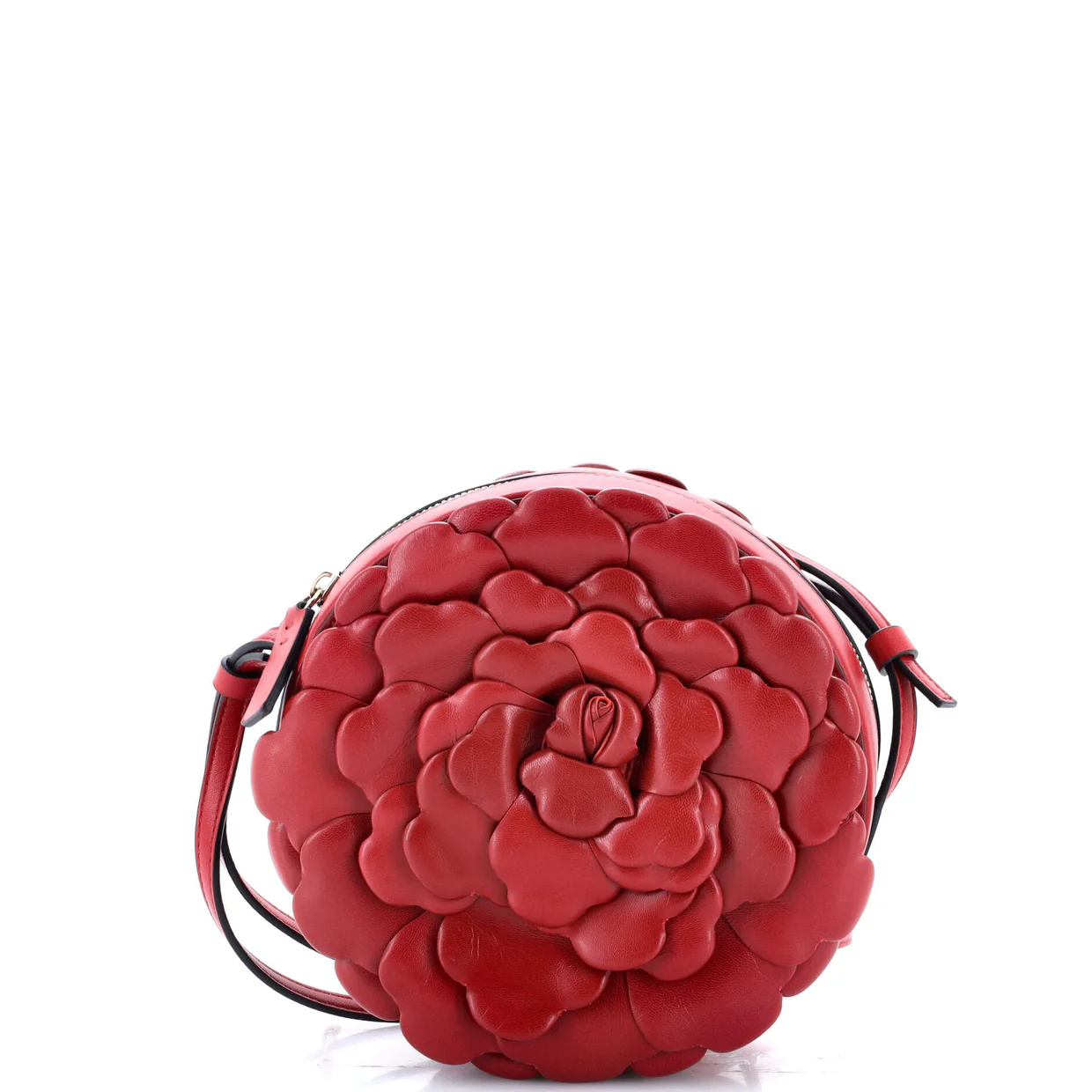Atelier 03 Rose Edition Round Crossbody Bag Leather - Deep Luxury