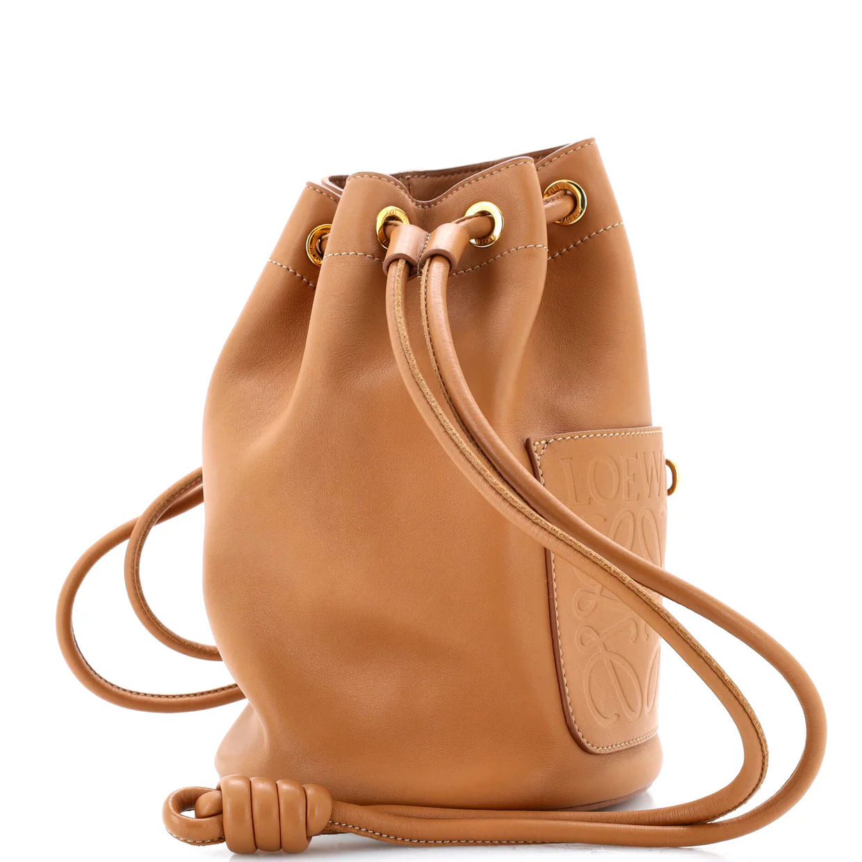 Sailor Bucket Backpack Leather - Deep Luxury