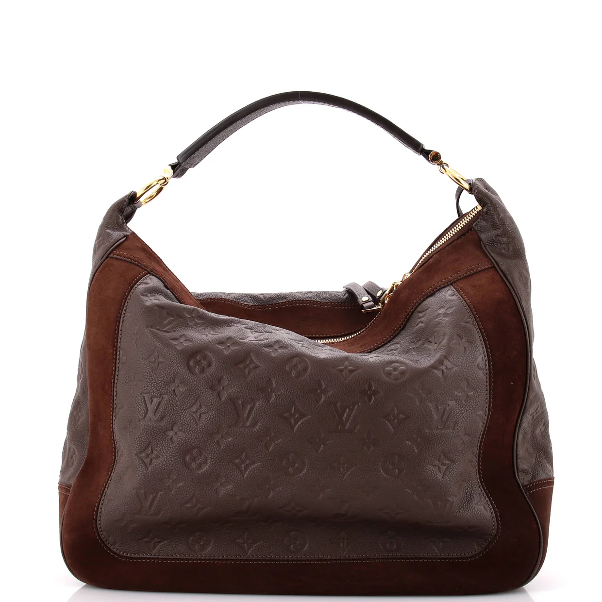 Artsy Handbag Monogram Empreinte Leather MM - Deep Luxury