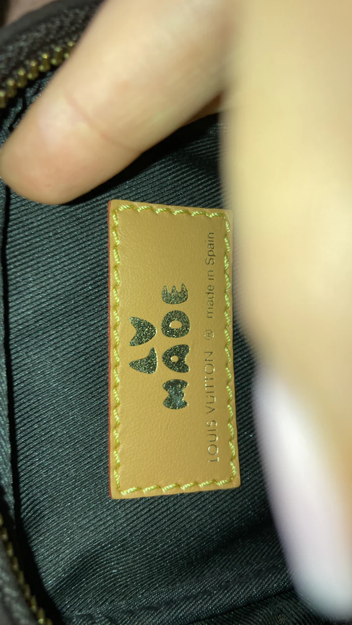 Nigo Flap Double Phone Pouch Limited Edition Stripes Monogram Canvas - Deep Luxury