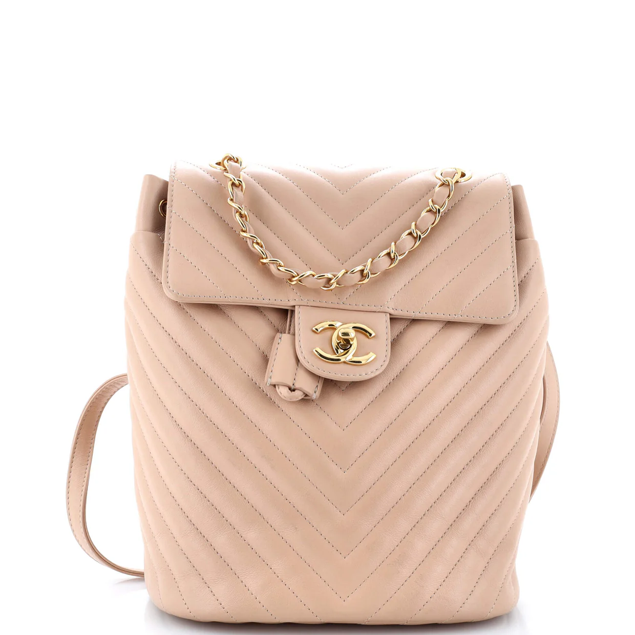 Urban Spirit Backpack Chevron Leather Small - Deep Luxury