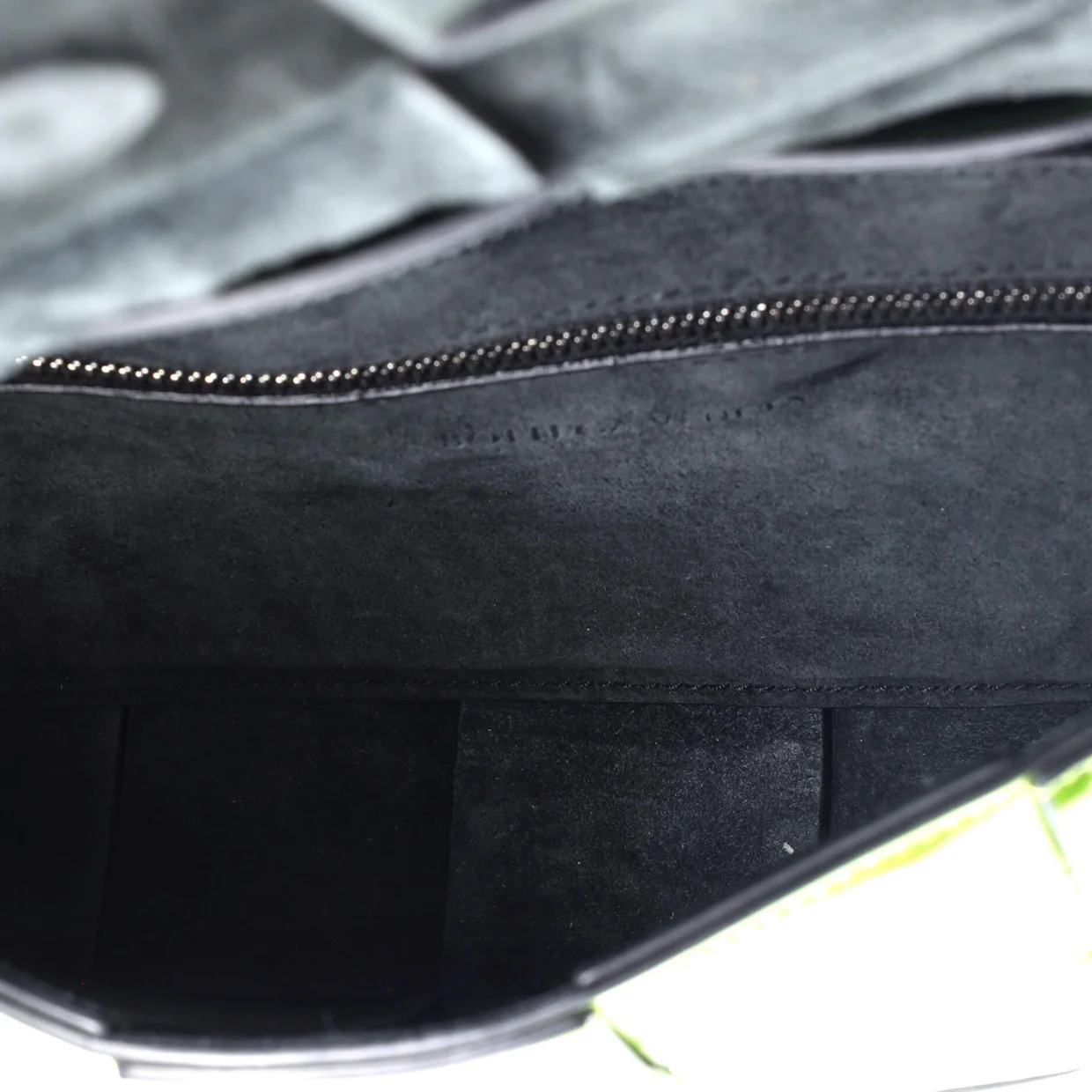 Cassette Crossbody Bag Maxi Intrecciato Crinkled Metallic Leather - Deep Luxury