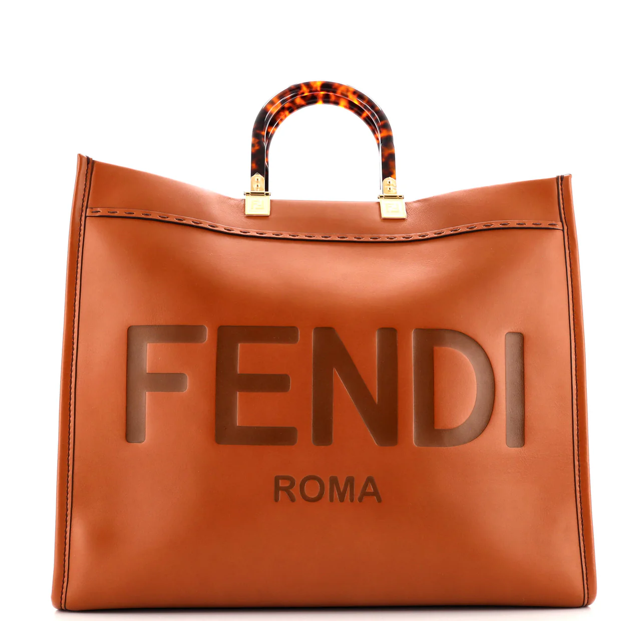 Sunshine Shopper Tote Leather Large - Deep Luxury