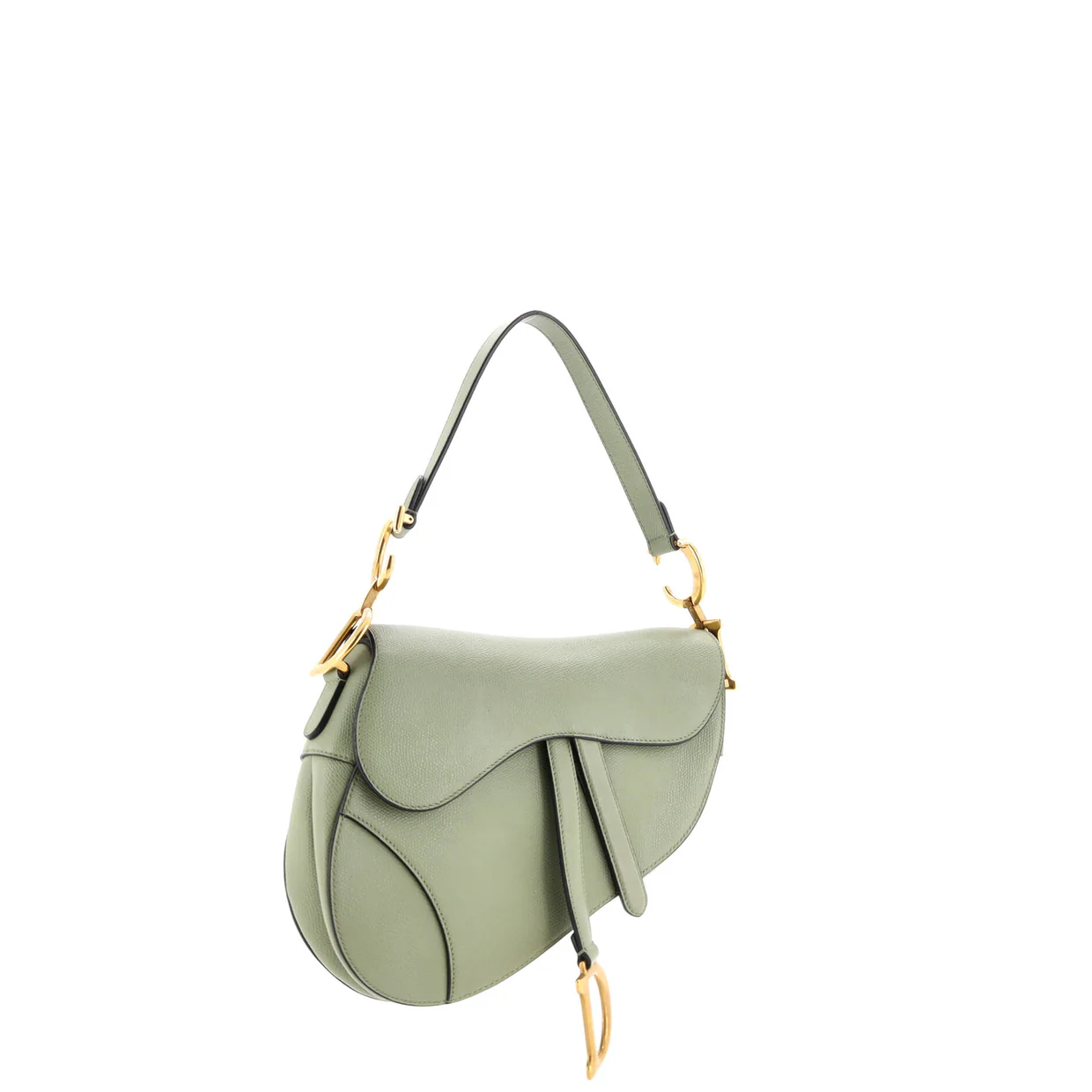 Saddle Handbag Leather Medium - Deep Luxury